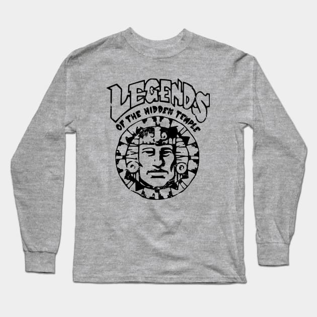 Legends Of The Hidden Temple Long Sleeve T-Shirt by Pikan The Wood Art